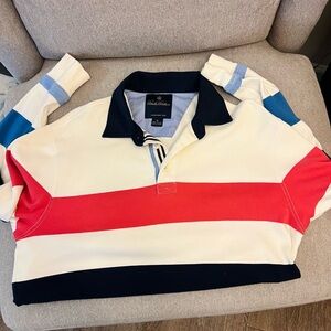 BROOKS BROTHERS Rugby Stripe Long Sleeve Shirt Men's MEDIUM